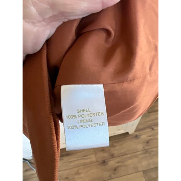 House Of Harlow 1960 size small ginger brown jacket double breasted - Picture 6 of 6